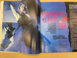 Me Naiset 1985 nr 5 (29.1.), Katriina ja Veikko Vuoristo, Vateva, erotiikka, Olen viikonloppuäiti