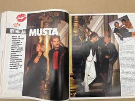 Me Naiset 1985 nr 5 (29.1.), Katriina ja Veikko Vuoristo, Vateva, erotiikka, Olen viikonloppuäiti