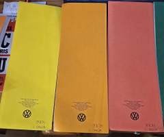 volkswagen  1970 preisliste  6 kappaletta. Saksa