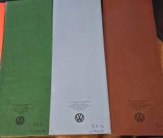 volkswagen  1970 preisliste  6 kappaletta. Saksa