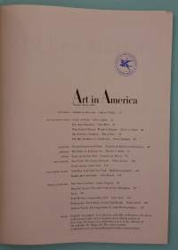 Art in America, numero 3 vuodelta 1964 - Art in America – Number three, 1964. (Taidekulttuuri, USA, Yhdysvallat, harvinainen )