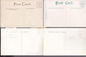 USA -  vanhempia postikortteja 16 kpl. Ei-kulkeneita. **