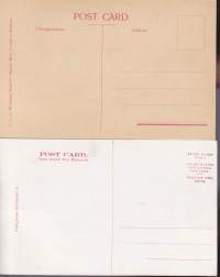 USA -  vanhempia postikortteja 16 kpl. Ei-kulkeneita. **