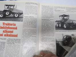 Maa ja Metalli 1975 nr 2 -Valmet Oy asiakaslehti, 1502 käyttökokeissa, Traktori- ja metsäkonemyynti 1975, Koneurakoitsija Iikka Muhonen, Auno Hakala Valmetin värit