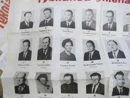 Kaarina SKDL + SDP (+ vähän muidenkin puolueiden) vaalimateriaalia 1960 ja -70 luvuilta, erä