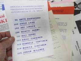 Kaarina SKDL + SDP (+ vähän muidenkin puolueiden) vaalimateriaalia 1960 ja -70 luvuilta, erä
