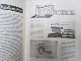 Kauppias -lehtiä noin 40 kpl erä vv. 1942-53, lehdissä runsas sisältö ja ajankuvaa, paljon mainoksia, tuotemerkkejä, asia-artikkeleita, pula-ajan asiaa yms.