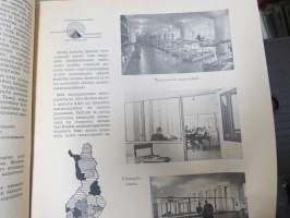 Kauppias -lehtiä noin 40 kpl erä vv. 1942-53, lehdissä runsas sisältö ja ajankuvaa, paljon mainoksia, tuotemerkkejä, asia-artikkeleita, pula-ajan asiaa yms.