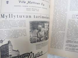 Kauppias -lehtiä noin 40 kpl erä vv. 1942-53, lehdissä runsas sisältö ja ajankuvaa, paljon mainoksia, tuotemerkkejä, asia-artikkeleita, pula-ajan asiaa yms.