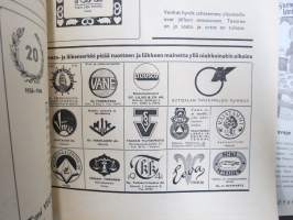 Kauppias -lehtiä noin 40 kpl erä vv. 1942-53, lehdissä runsas sisältö ja ajankuvaa, paljon mainoksia, tuotemerkkejä, asia-artikkeleita, pula-ajan asiaa yms.