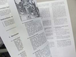 Becker Monza Cassette Stereo 561 - Technische Information / Technical Data / Caractéristiques techniques -tekniset tiedot, kytkennät, korjaus, varaosat, monikielinen