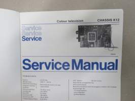 Philips Colour Television Chassis K12 Service Manual