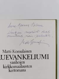 Jouluevankeliumi vanhojen kirkkomaalausten kertomana (signeerattu, tekijän omiste)