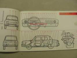 Renault R 1132 körning och skötsel -ohjekirja ruotsiksi