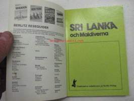 Sri Lanka och Maldiverna - Berlitz reseguide -matka-opas