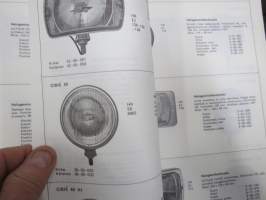 Cibie lisävalot 1974 -tuoteluettelo / myyntiesite