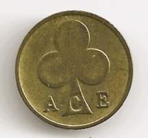 British London Ace Gaming Cafe Token Coin   poletti