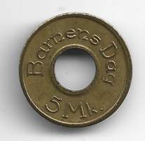 Lasten päivä Barnens dag  5 Mk   -  poletti