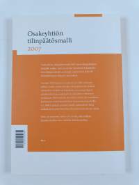 Osakeyhtiön tilinpäätösmalli 2007