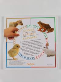 Kuinka eläimet  kasvavat : pyöritä kiekkoa, niin näet miten eläintenpoikaset kasvavat isoiksi!