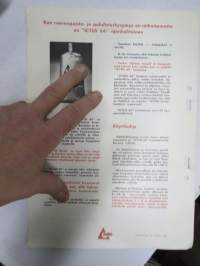 Ictus koneosien pesuallas -myyntiesite, käyttöohje