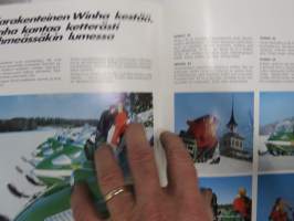 Winha 32, 34, 52, 54 moottorikelkka 1972 -myyntiesite / sales brochure - snowmobile