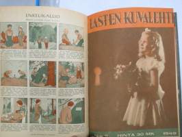 Lasten Kuvalehti 1949 vuosikerta, runsas sisältö, uskonnollissävytteinen