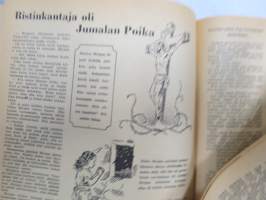 Lasten Kuvalehti 1949 vuosikerta, runsas sisältö, uskonnollissävytteinen