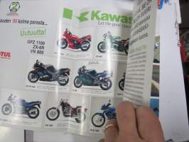 Kawasaki 1995 moottoripyörämallisto -myyntiesite