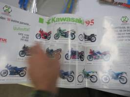 Kawasaki 1995 moottoripyörämallisto -myyntiesite