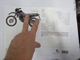 Yamaha XT350 moottoripyörä -myyntiesite