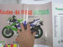 Kawasaki 1994 moottoripyörät mallisto -myyntiesite