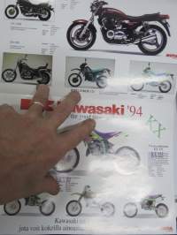 Kawasaki 1994 moottoripyörät mallisto -myyntiesite