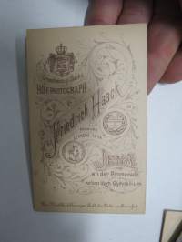 Tunnistamaton, mahdollisesti lääketieteen opiskelija Jenan ylipisto (Universität Jena), Hof-Photograph Friedrich Haack visiittikorttivalokuva / carte de visite / cdv