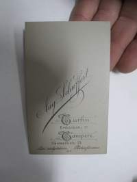 Herra Monokkeli, Atelier Aug. Schuffert, Turku -visiittikorttivalokuva / carte de visite / cdv