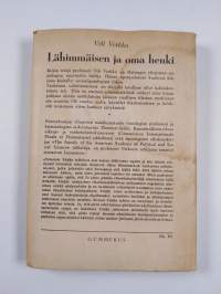 Lähimmäisen ja oma henki : sosiaalipatologisia tutkimuksia Suomen kansasta