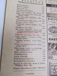 Kotiliesi 1951 nr 20, lokakuu 1951, Tunnettuja naisia - Olga Aikala, 5 sukupolvea - Eva Vuolanne, Vilhelm Jaakkola, Maiju Aaltonen, Pirkko ja Jaakko Hirsimäki...