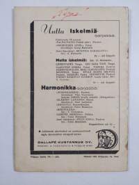 Tanssiorkesteri Dallapé : Valikoima lauluja tanssiuutuuksiin 50 vihko