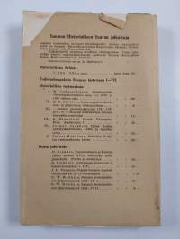 Historiallinen arkisto XXX