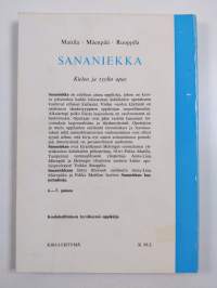 Sananiekka : kielen ja tyylin opas