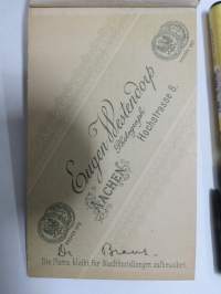 Dr. Brans, Atelier Westendorp, Aachen -visiittikorttivalokuva / carte de visite / cdv