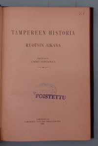 Tampereen historia 1-4. (Paikallishistoria, kaupunkihistoriat, kirjaston poistokirjat )