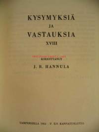 Kysymyksiä ja vastauksia XVIII