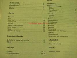 Volvo Penta TAMD60A, TAMD70C, THAMD70C, AQD70C, AQD70CL Marindieselmotorer instruktionsbok -käyttöohjekirja ruotsiksi