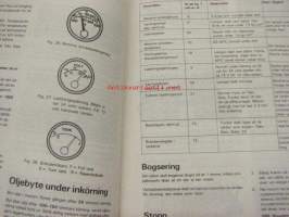 Volvo Penta TAMD60A, TAMD70C, THAMD70C, AQD70C, AQD70CL Marindieselmotorer instruktionsbok -käyttöohjekirja ruotsiksi