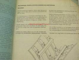 Volvo Penta MD1, MD2 meridieselmoottorit asennuskäsikirja suomeksi ja ruotsiksi