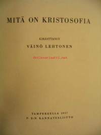 Mitä on kristosofia?