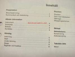 Volvo Penta TD61A, -ACE, -AG, -AP, -AW TID61AG, TD71A, -ACE, -AG, -AP, -AW, TID71A, -AG, -AP Dieselmotorer Instruktionsbok -käyttöohjekirja ruotsiksi