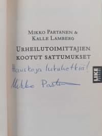 Urheilutoimittajien kootut sattumukset (signeerattu)