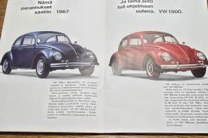 volkswagen  1300, 1500 ja 1600 ja 1600L  myyntiesite.